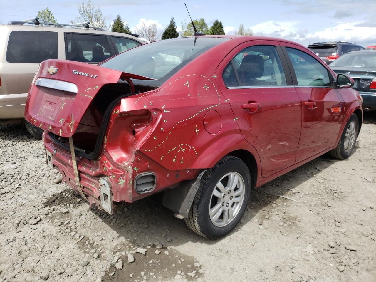 Photo 4 from auction – 2013 CHEVROLET SONIC LT with VIN 1G1JC5SG0D4127678