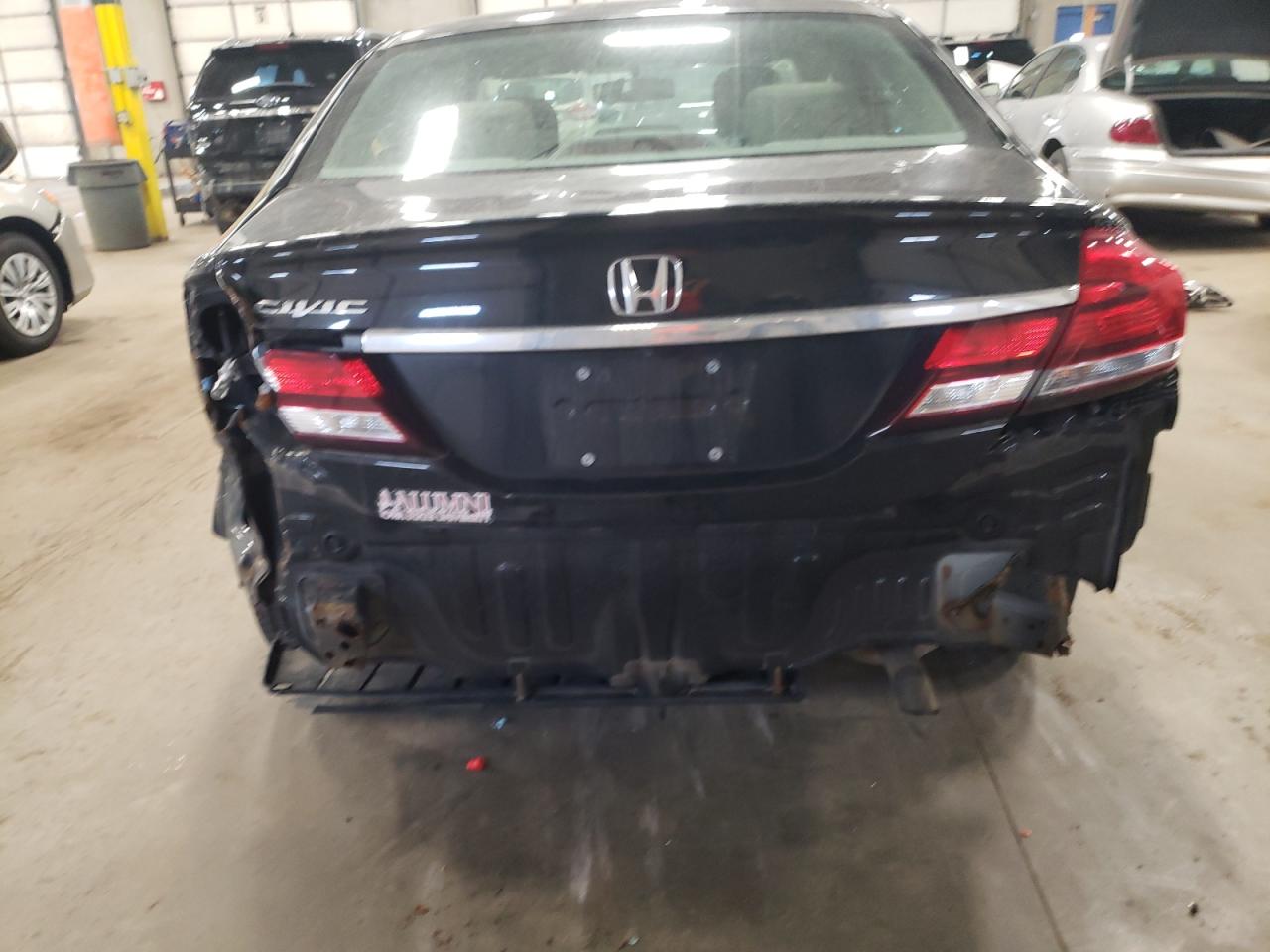 Photo 9 from auction – 2013 HONDA CIVIC with VIN 19XFB2F57DE098010
