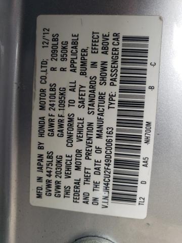 Photo 10 from auction – 2013 ACURA TSX with VIN JH4CU2F49DC006163