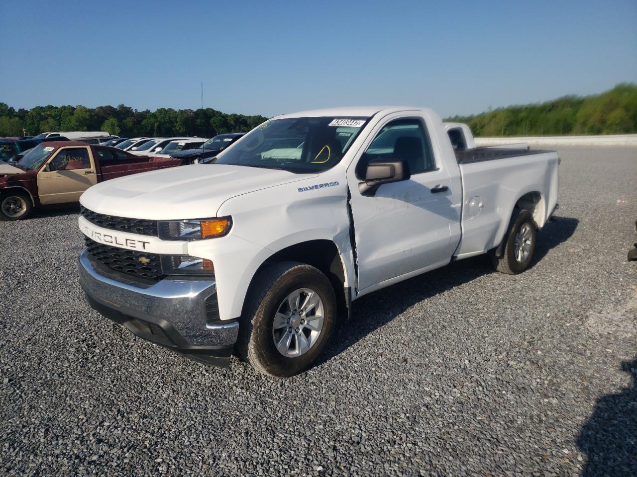 Photo 2 from auction – 2021 CHEVROLET SILVERADO with VIN 3GCNWAEF7MG266348
