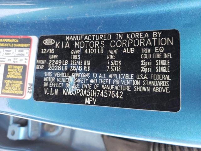 Photo 10 from auction – 2017 KIA SOUL + with VIN KNDJP3A51H7457642