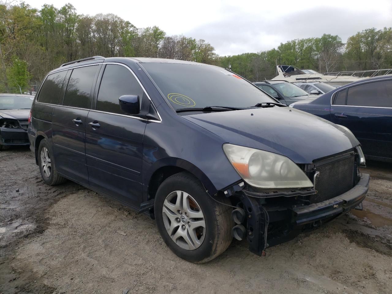 HONDA ODYSSEY TO 2005 with VIN 5FNRL38805B012992 - Photo from auction