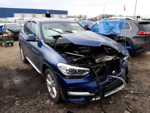 Photo 1 from auction – 2020 BMW X3 XDRIVE3 with VIN 5UXTY5C06LLT33559