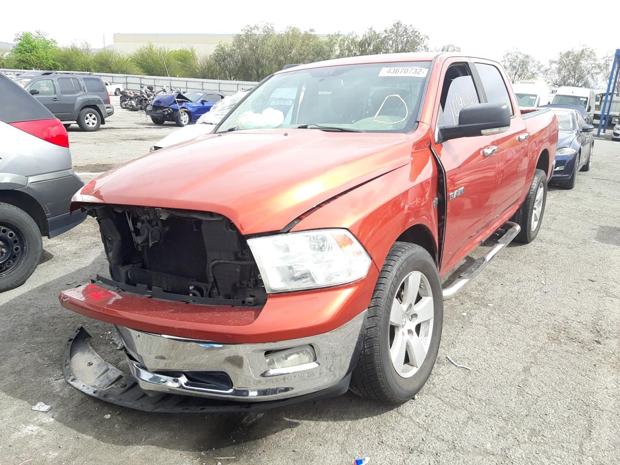 Photo 2 from auction – 2009 DODGE RAM 1500 with VIN 1D3HB13T69S704818
