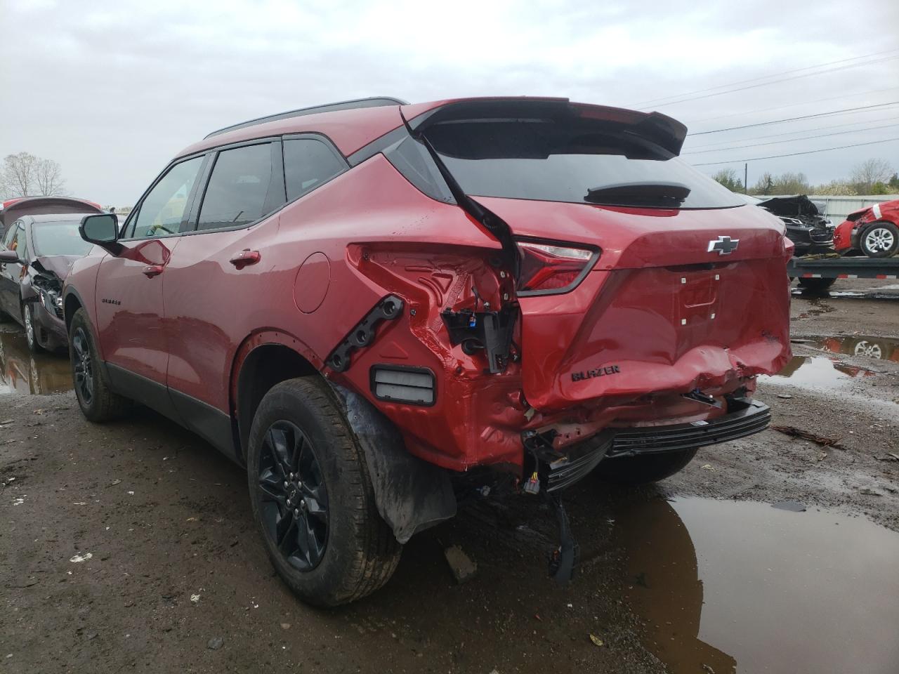 Photo 3 from auction – 2022 CHEVROLET BLAZER 2LT with VIN 3GNKBCR46NS130348