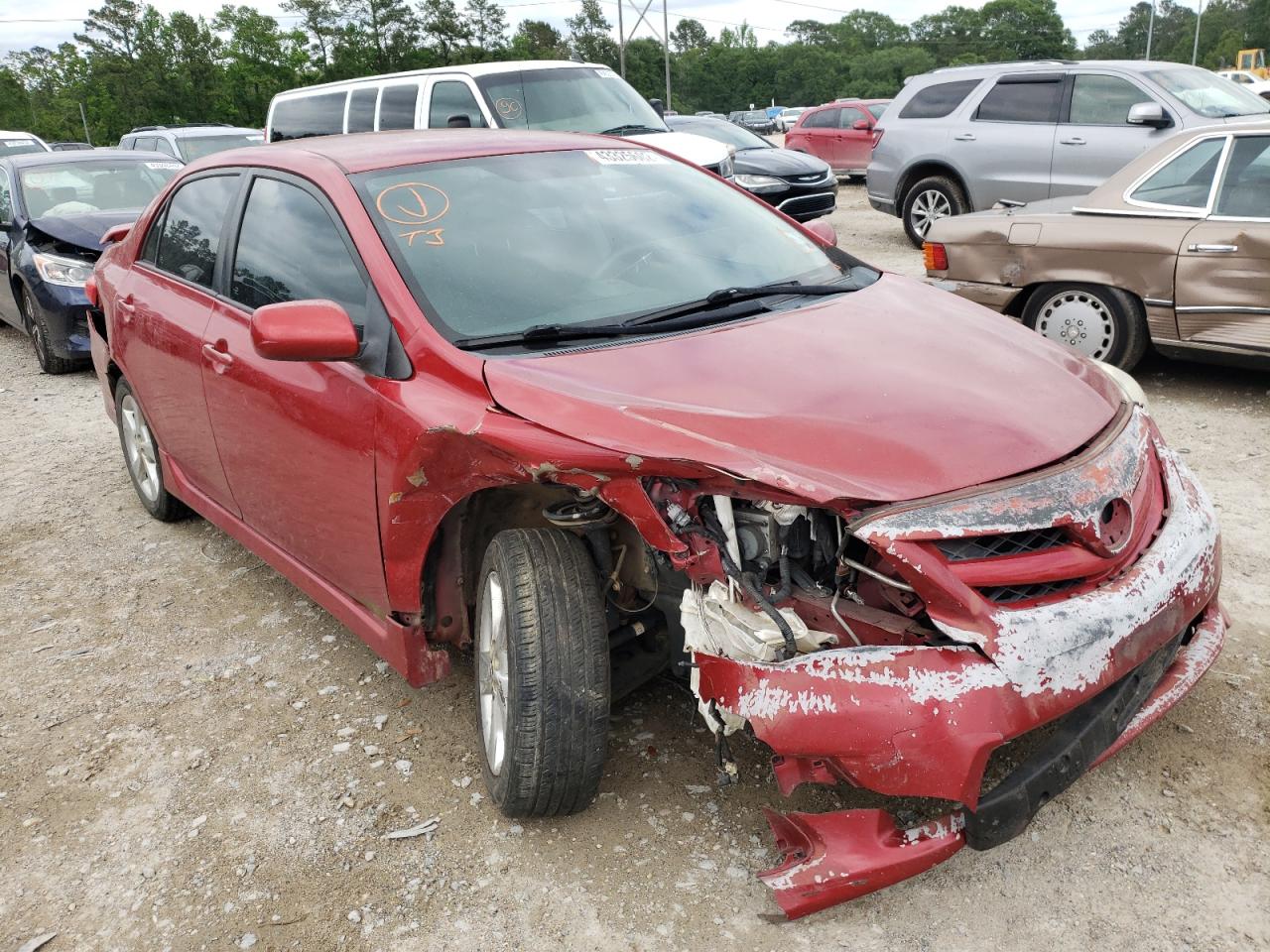 TOYOTA COROLLA BA 2012 with VIN 2T1BU4EE5CC755244 - Photo from auction