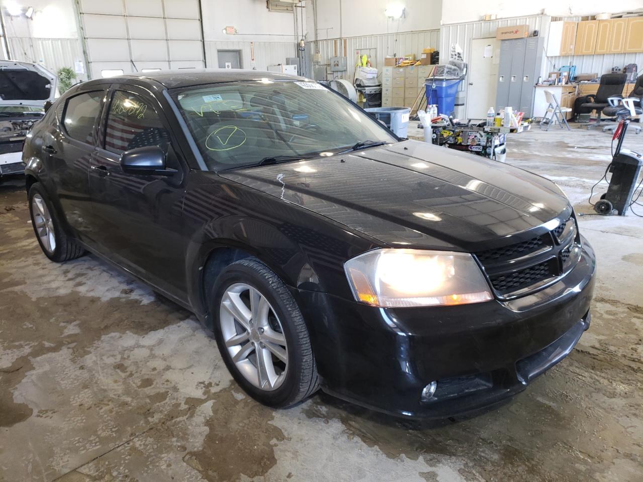 DODGE AVENGER SX 2013 with VIN 1C3CDZCB2DN619568 - Photo from auction