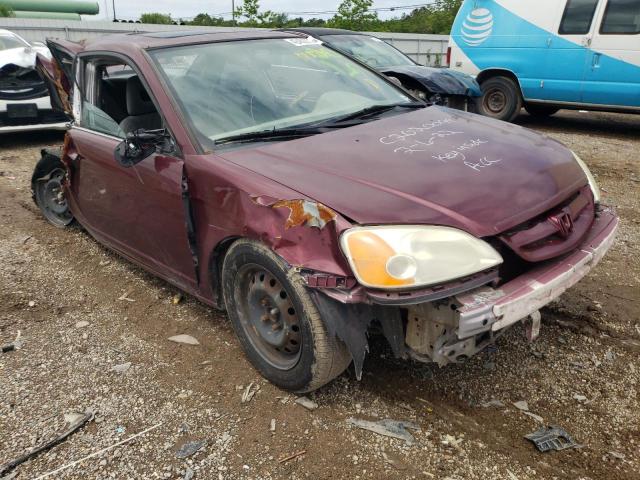 HONDA CIVIC SI 2001 with VIN 1HGEM22971L054155 - Photo from auction
