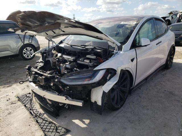 Photo 2 from auction – 2022 TESLA MODEL X with VIN 7SAXCBE69NF332223