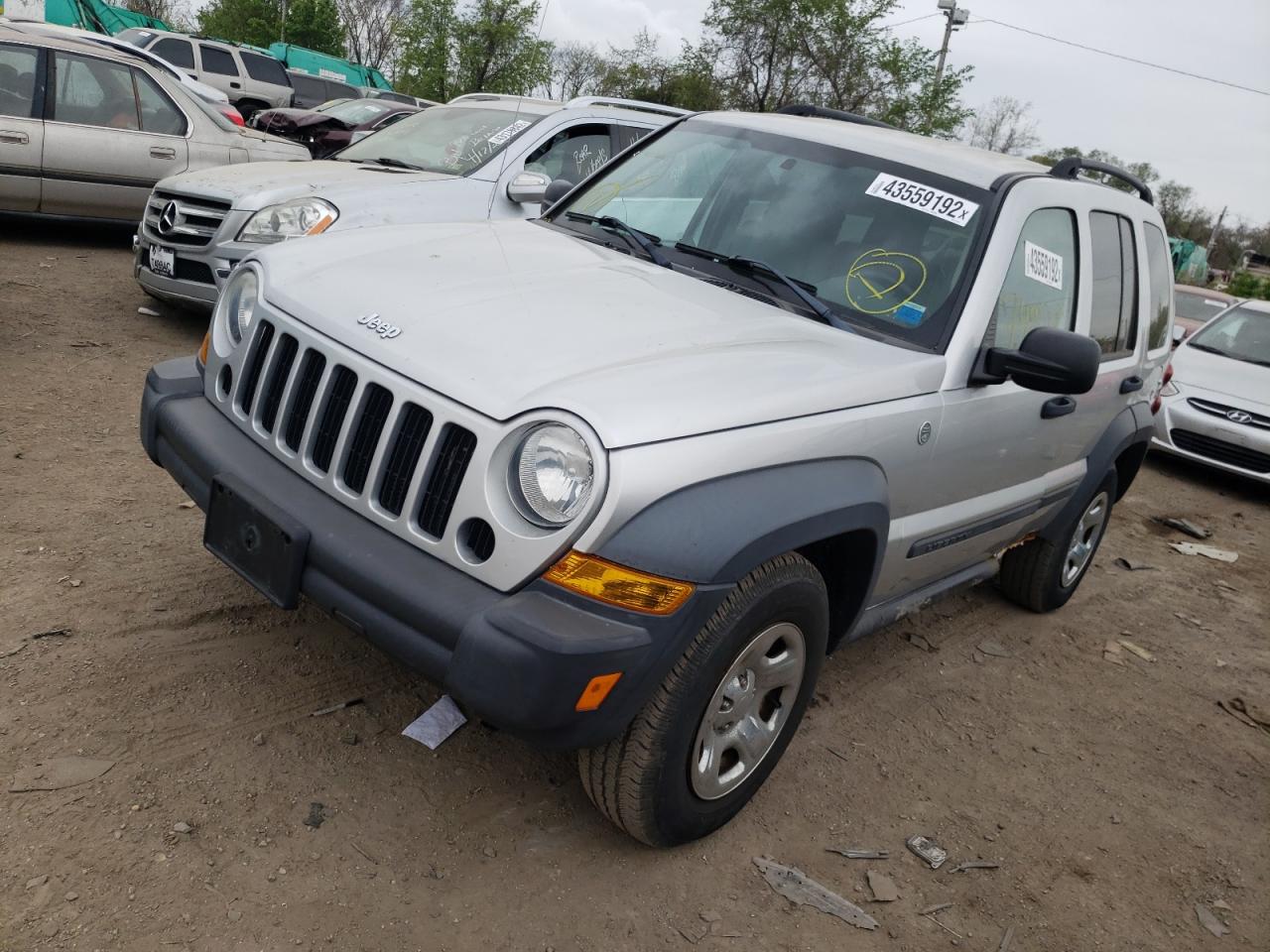 Photo 2 from auction – 2007 JEEP LIBERTY SP with VIN 1J4GL48K87W671615