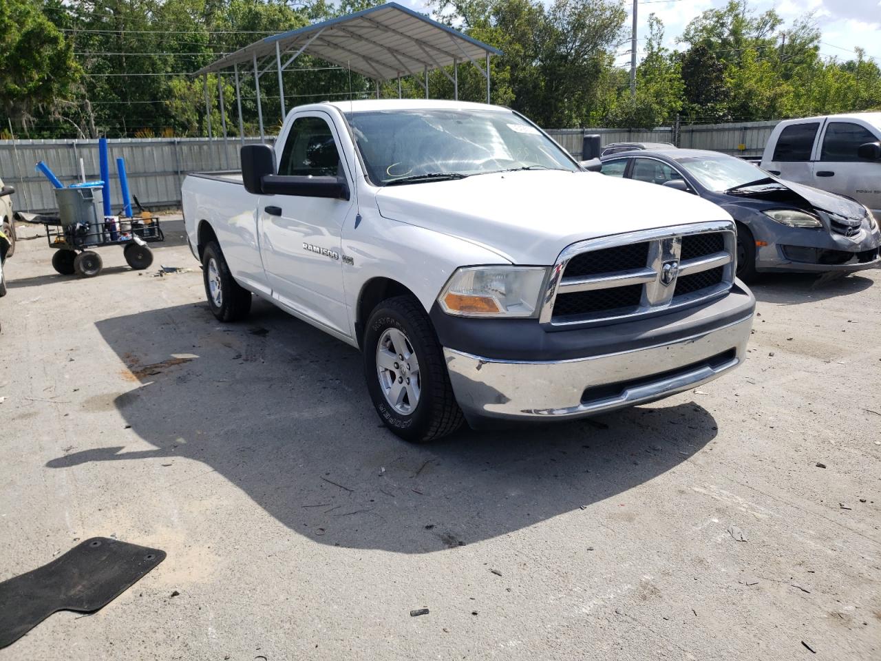 DODGE RAM 1500 2011 with VIN 3D7JB1ET4BG605148 - Photo from auction