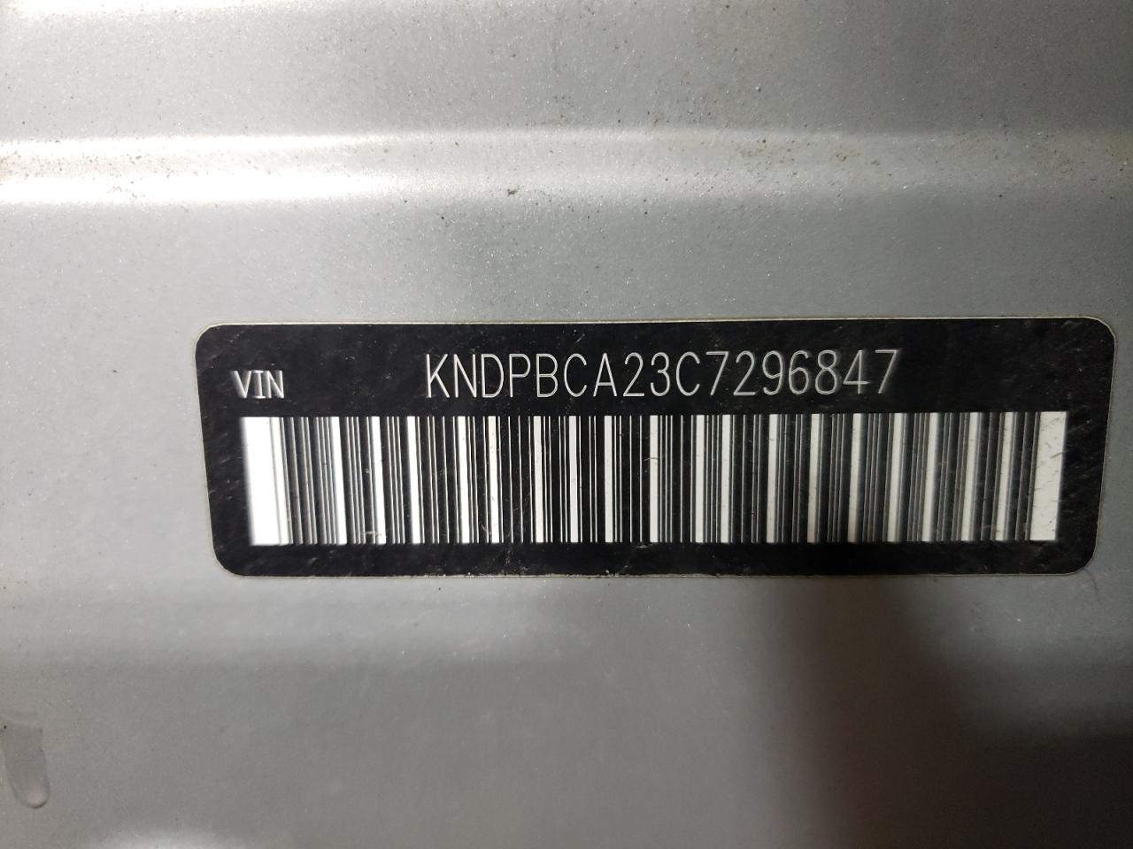 Photo 10 from auction – 2012 KIA SPORTAGE L with VIN KNDPBCA23C7296847