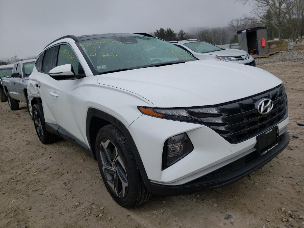 HYUNDAI TUCSON SEL 2022 with VIN KM8JFCA11NU027490 - Photo from auction