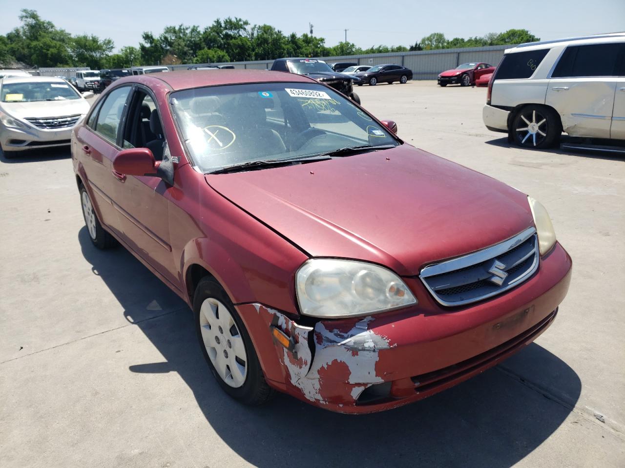 SUZUKI FORENZA BA 2008 with VIN KL5JD56Z88K785188 - Photo from auction
