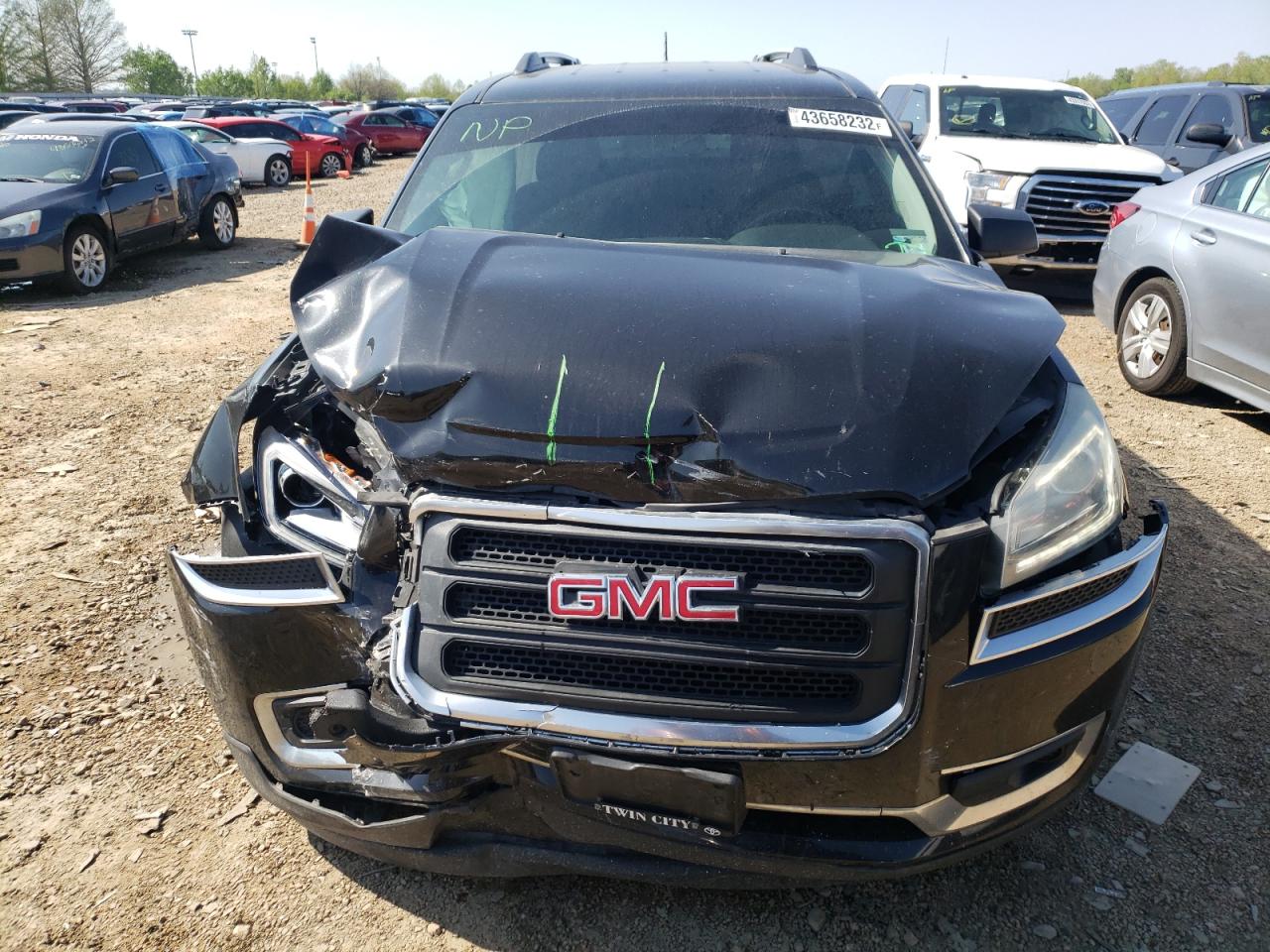 Photo 7 from auction – 2016 GMC ACADIA SLE with VIN 1GKKVNED3GJ109600
