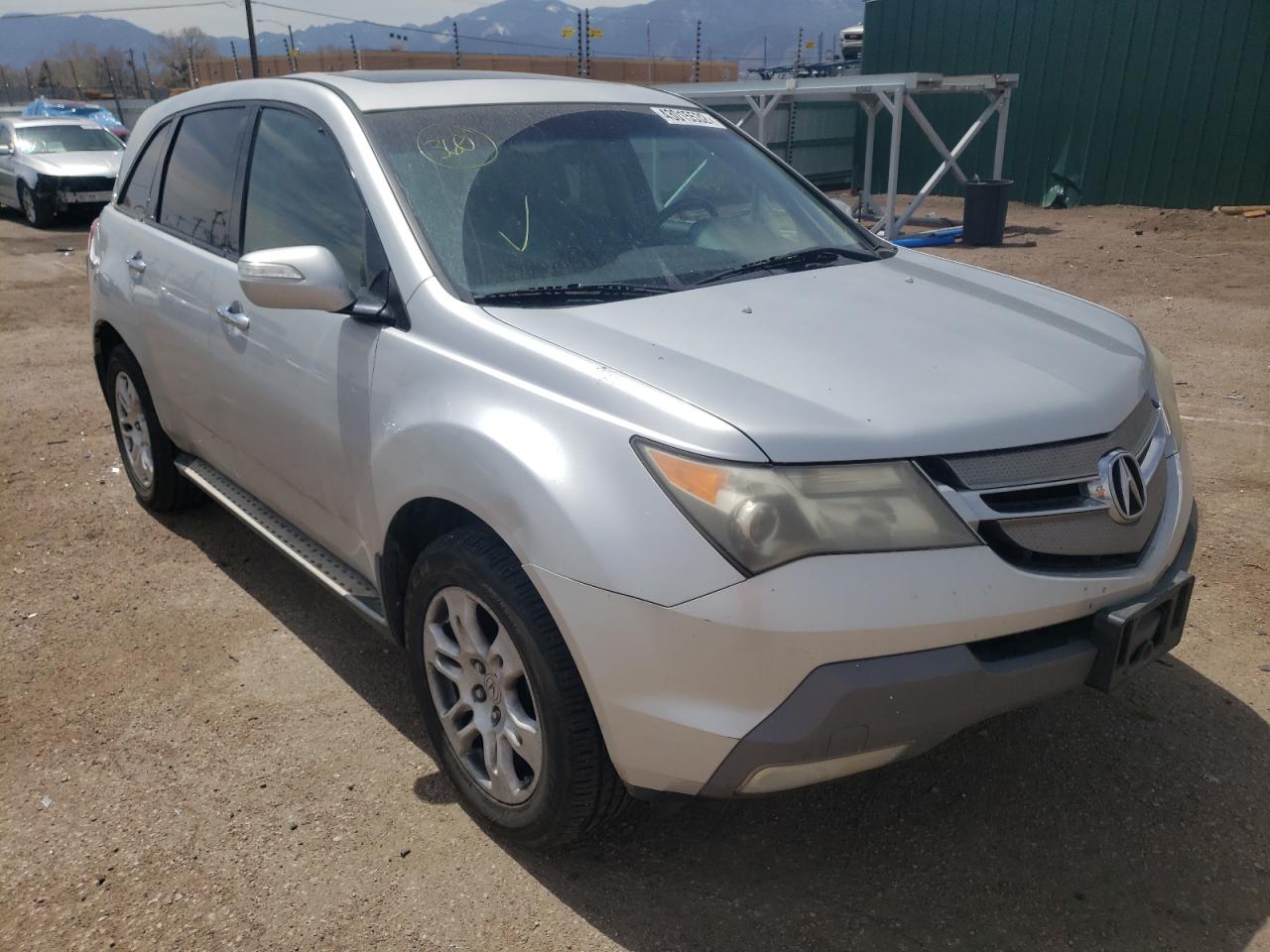 ACURA MDX 2007 with VIN 2HNYD282X7H504922 - Photo from auction