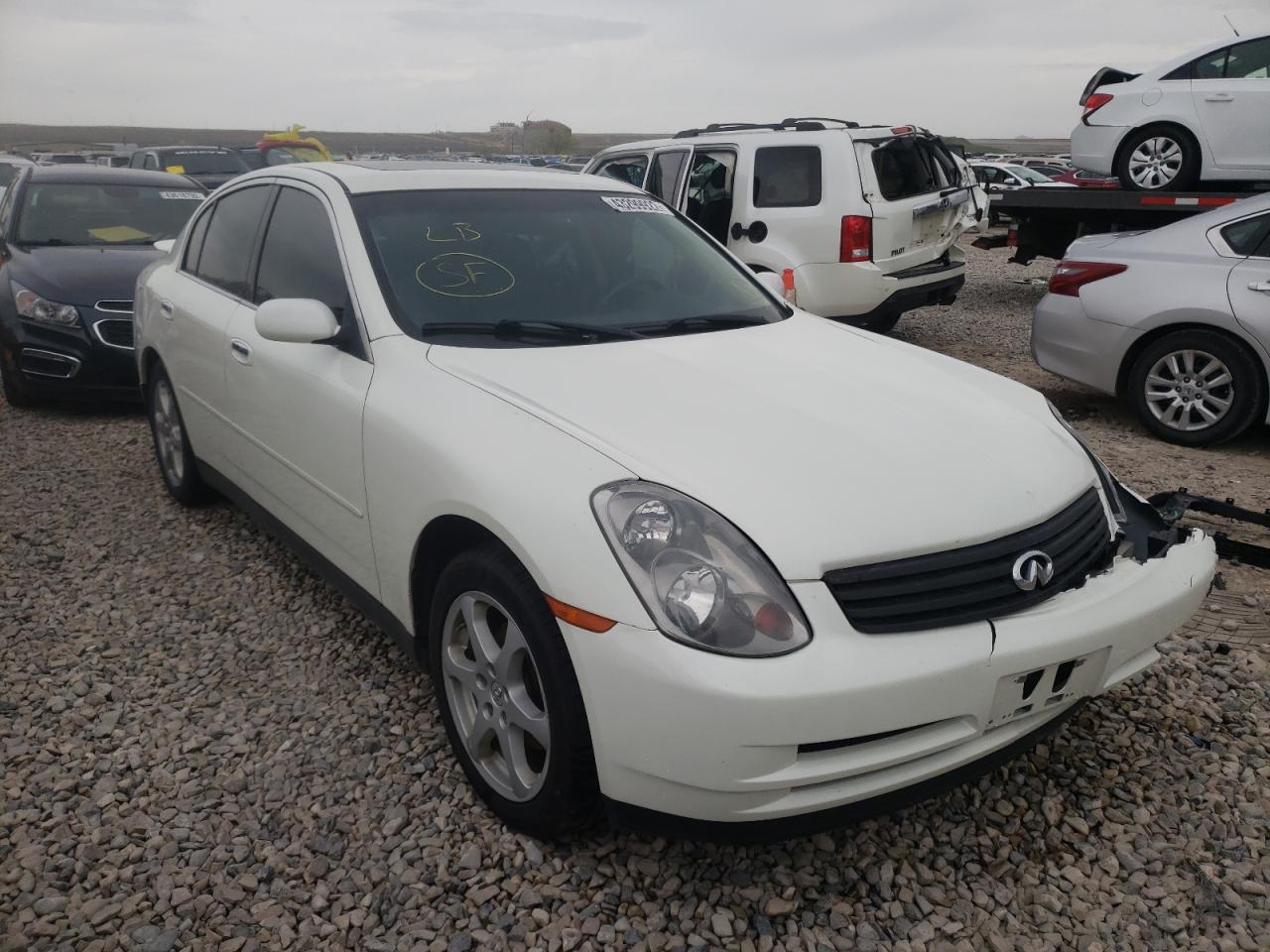INFINITI G35 2004 with VIN JNKCV51F74M718172 - Photo from auction