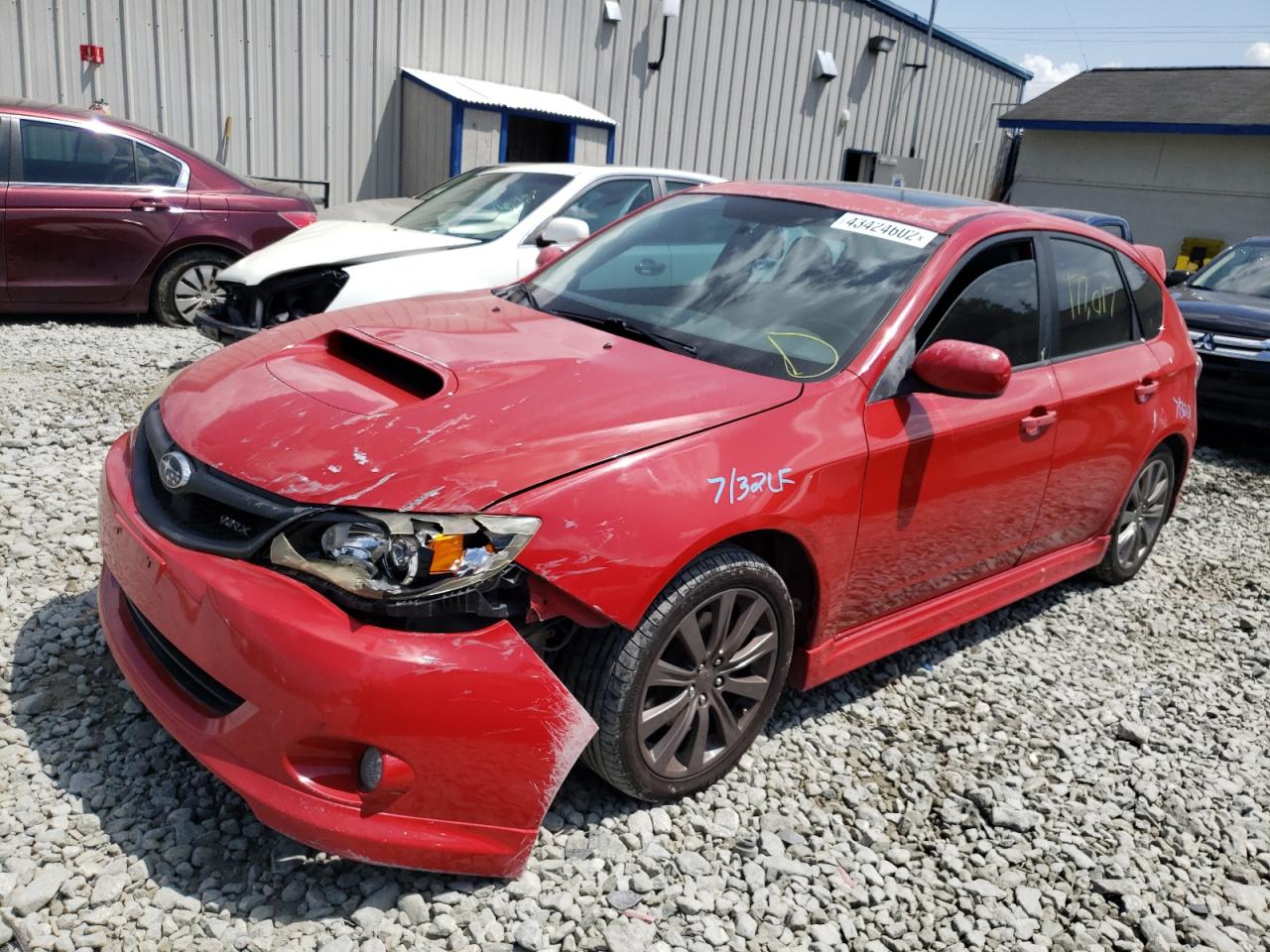 Photo 2 from auction – 2010 SUBARU IMPREZA WR with VIN JF1GH7G63AG826589
