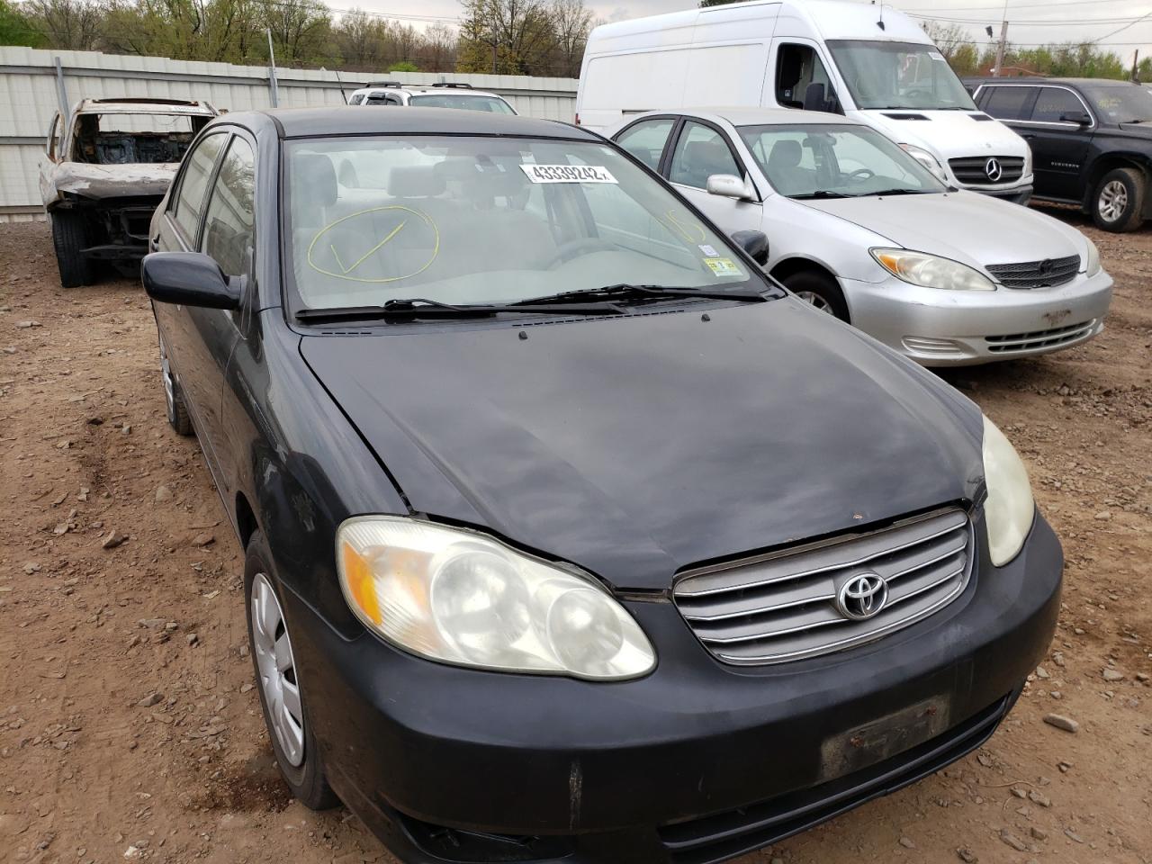 TOYOTA COROLLA CE 2003 с VIN JTDBR32E430032785 - Фото с аукциона