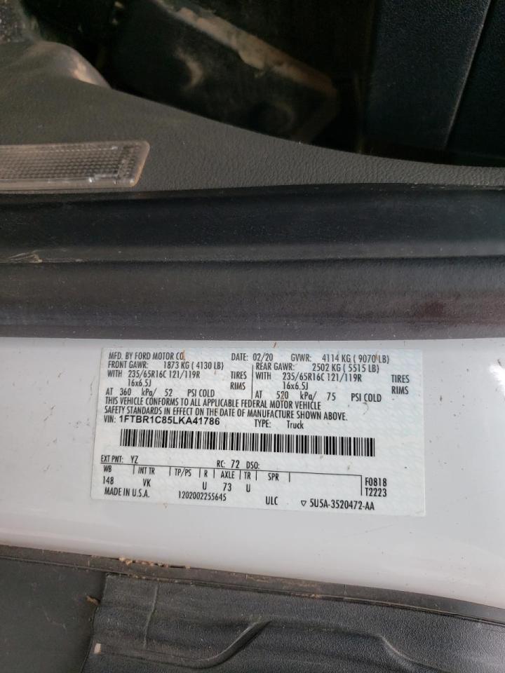 Photo 10 from auction – 2020 FORD TRANSIT T- with VIN 1FTBR1C85LKA41786