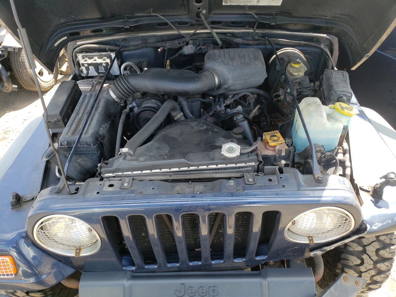 Photo 7 from auction – 2000 JEEP WRANGLER / with VIN 1J4FA29P7YP739947