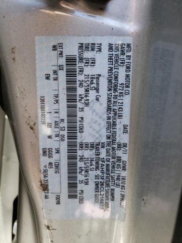 Photo 10 from auction – 2012 FORD FOCUS SE with VIN 1FAHP3F26CL216873