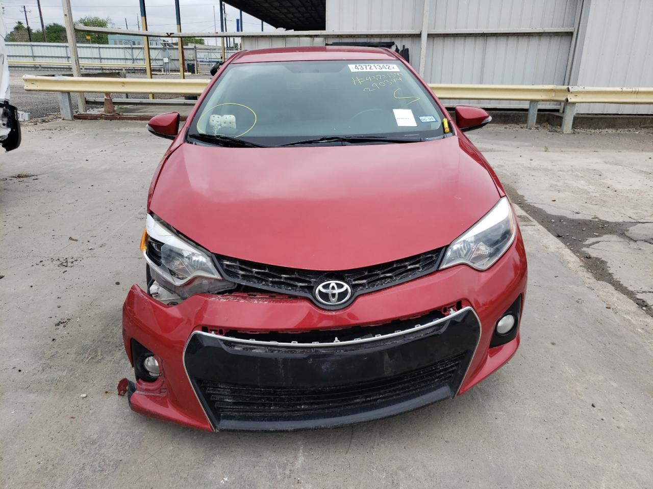 Photo 9 from auction – 2015 TOYOTA COROLLA L with VIN 2T1BURHEXFC290344