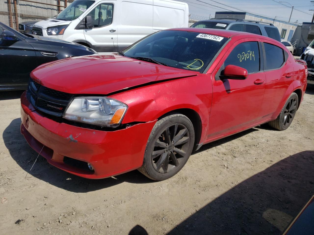 Photo 2 from auction – 2014 DODGE AVENGER SX with VIN 1C3CDZCG9EN159824