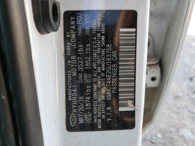 Photo 10 from auction – 2016 HYUNDAI ACCENT SE with VIN KMHCT4AE2GU163768