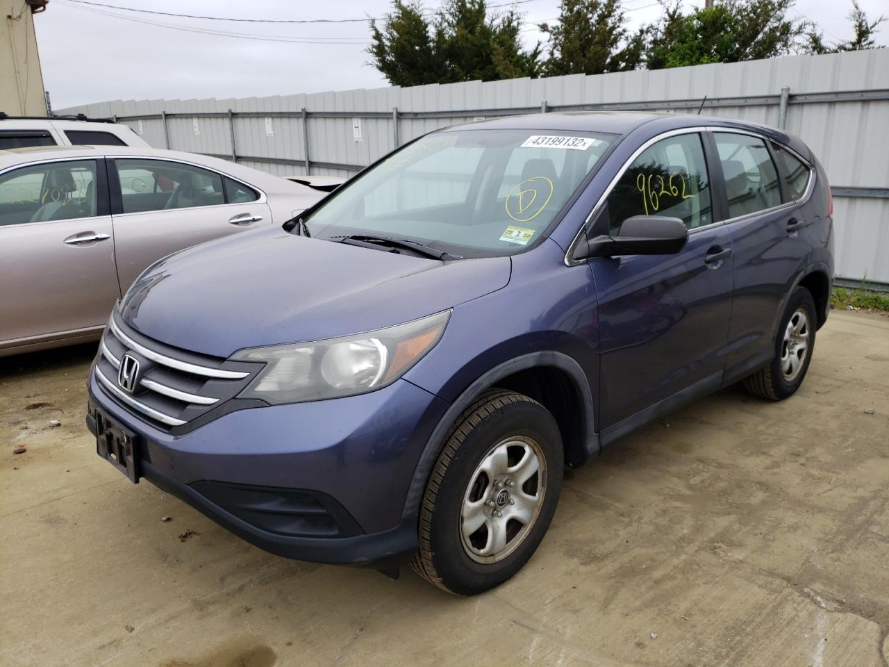 Photo 2 from auction – 2012 HONDA CR-V LX with VIN 5J6RM4H36CL029064