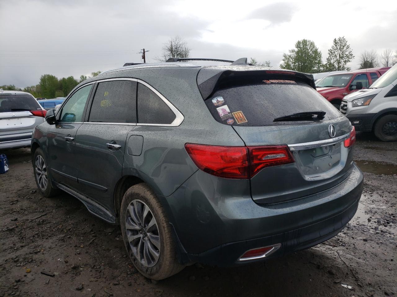 Photo 3 from auction – 2014 ACURA MDX TECHNO with VIN 5FRYD4H63EB025604