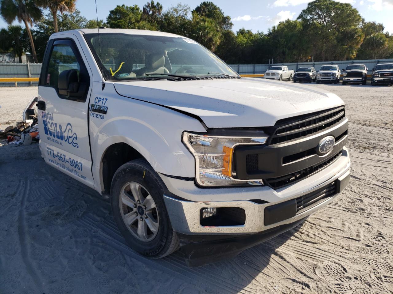 FORD F150 2018 with VIN 1FTMF1CB4JKF68115 - Photo from auction