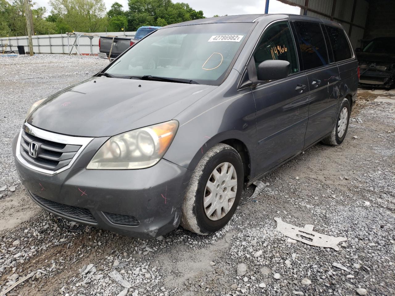 Photo 2 from auction – 2010 HONDA ODYSSEY LX with VIN 5FNRL3H22AB007203