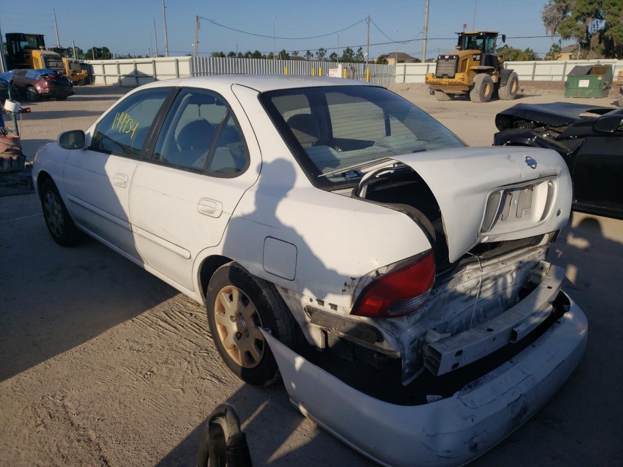 Photo 3 from auction – 2002 NISSAN SENTRA XE with VIN 3N1CB51D72L609133