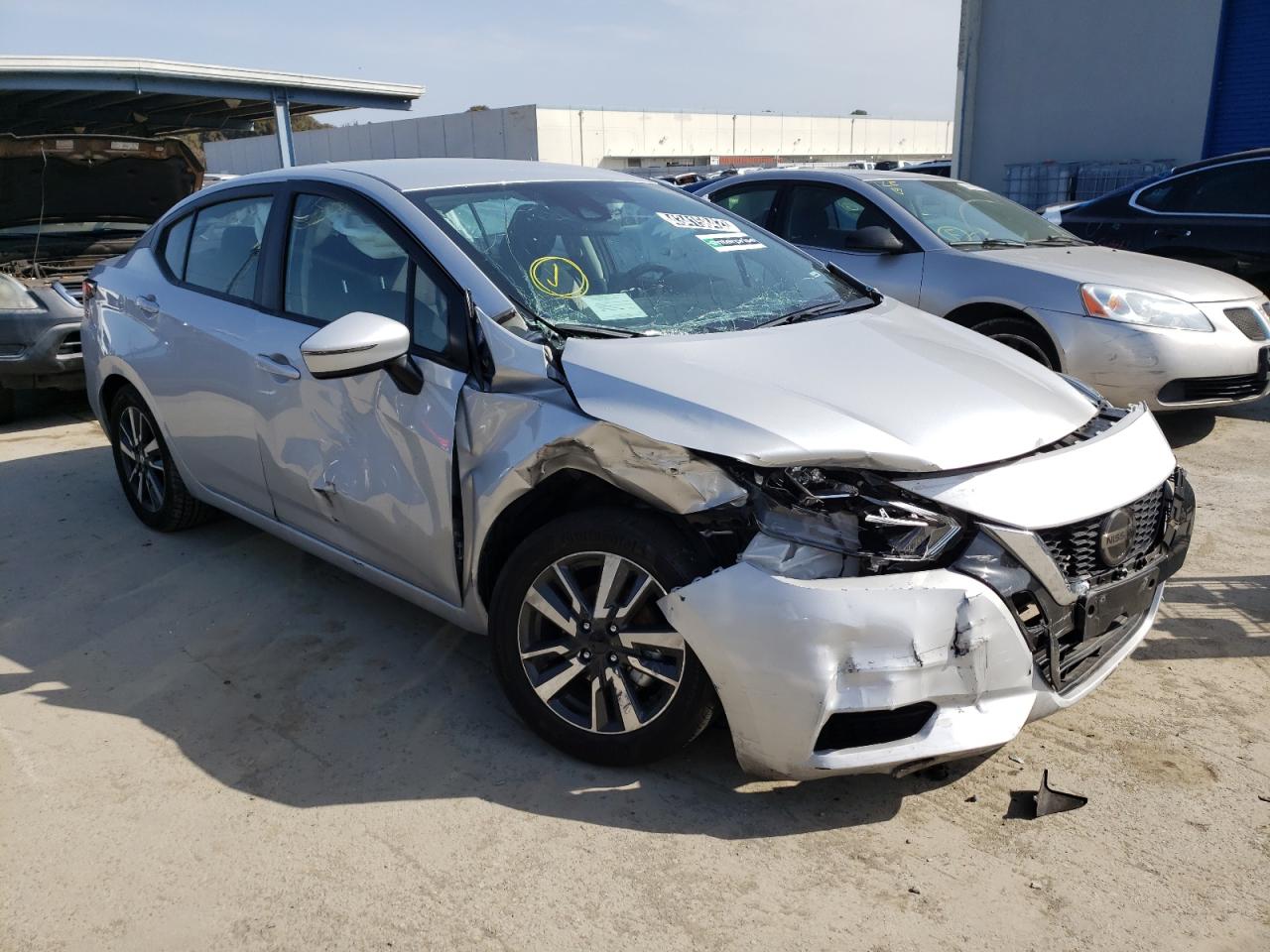 NISSAN VERSA SV 2021 with VIN 3N1CN8EV2ML809657 - Photo from auction