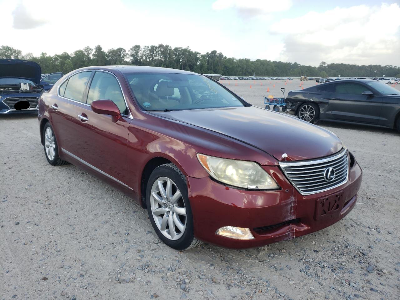 LEXUS LS 460 2007 with VIN JTHBL46F075007769 - Photo from auction