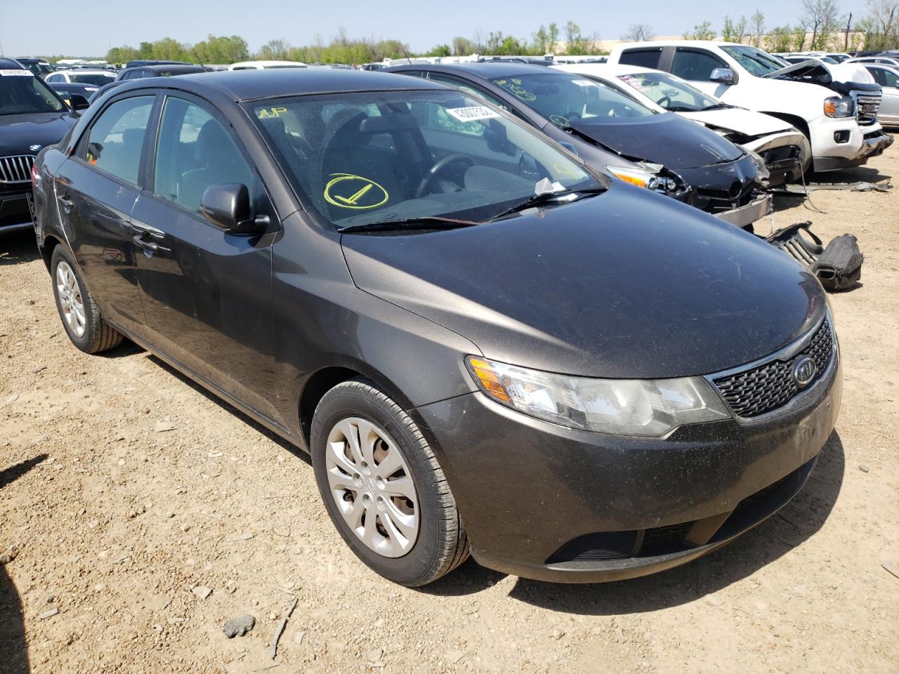 KIA FORTE EX 2011 with VIN KNAFU4A29B5902803 - Photo from auction