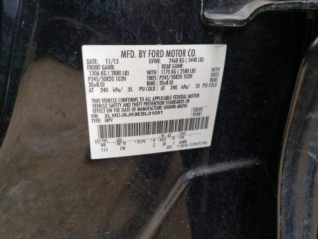 Photo 10 from auction – 2014 LINCOLN MKX with VIN 2LMDJ6JK9EBL01051