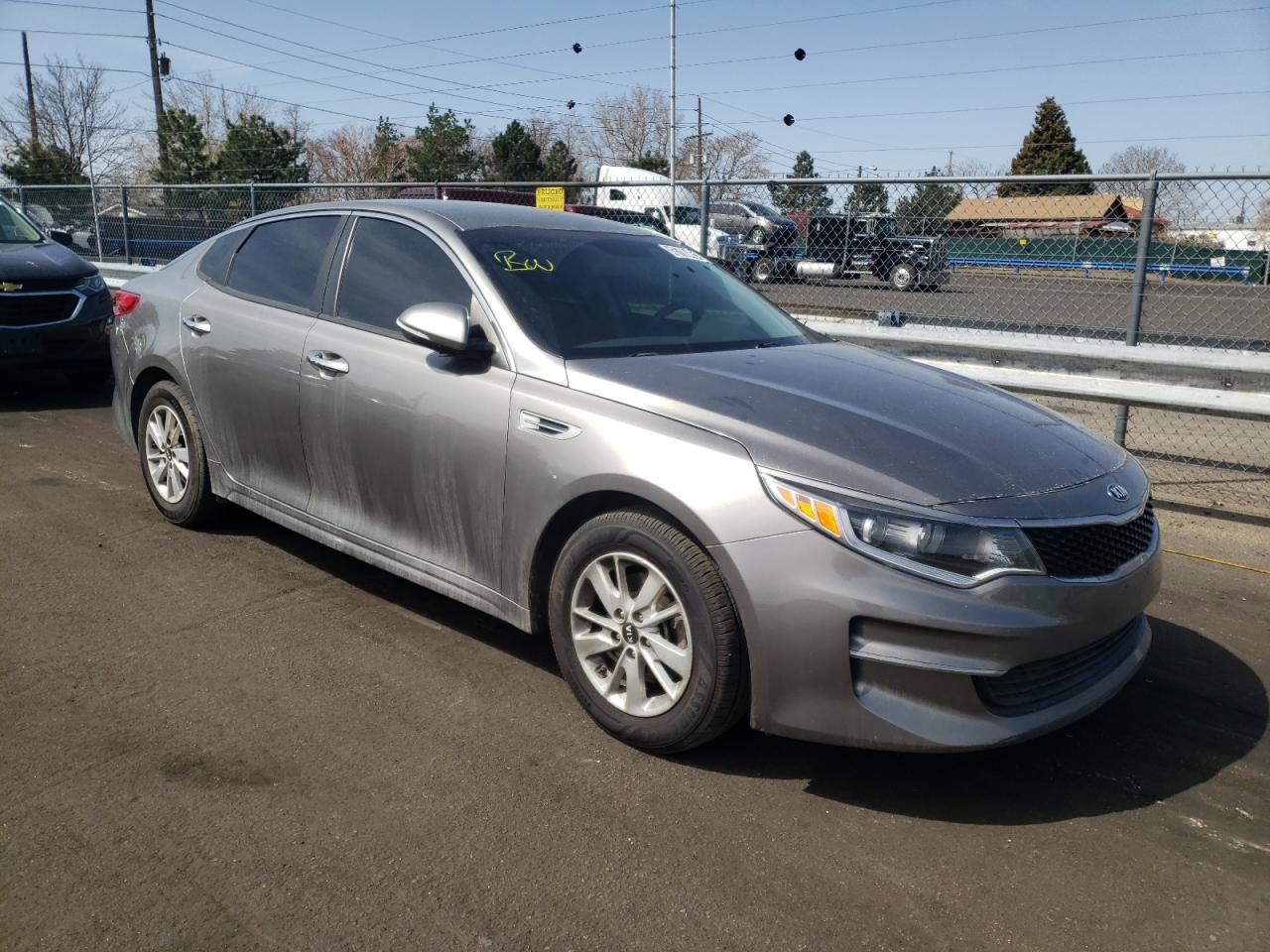 KIA OPTIMA LX 2016 with VIN 5XXGT4L31GG115945 - Photo from auction