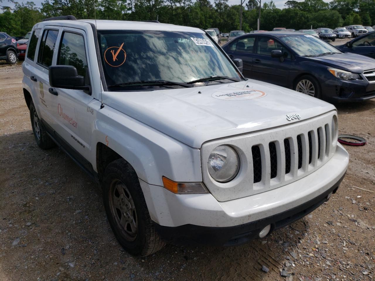 Photo 1 from auction – 2017 JEEP PATRIOT SP with VIN 1C4NJPBB5HD208728