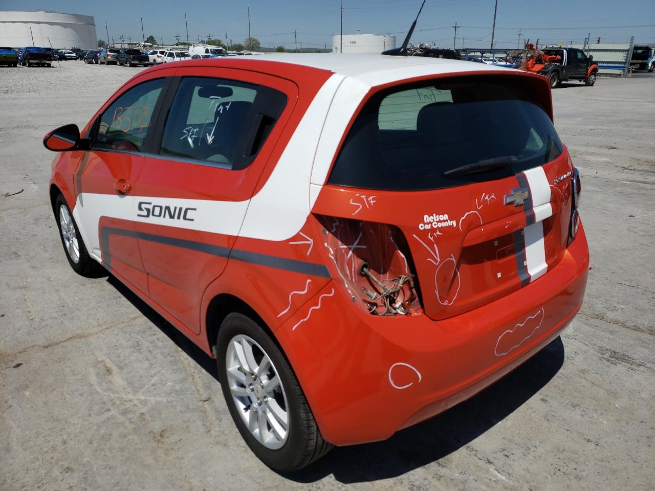 Photo 3 from auction – 2012 CHEVROLET SONIC LT with VIN 1G1JC6SH5C4107214