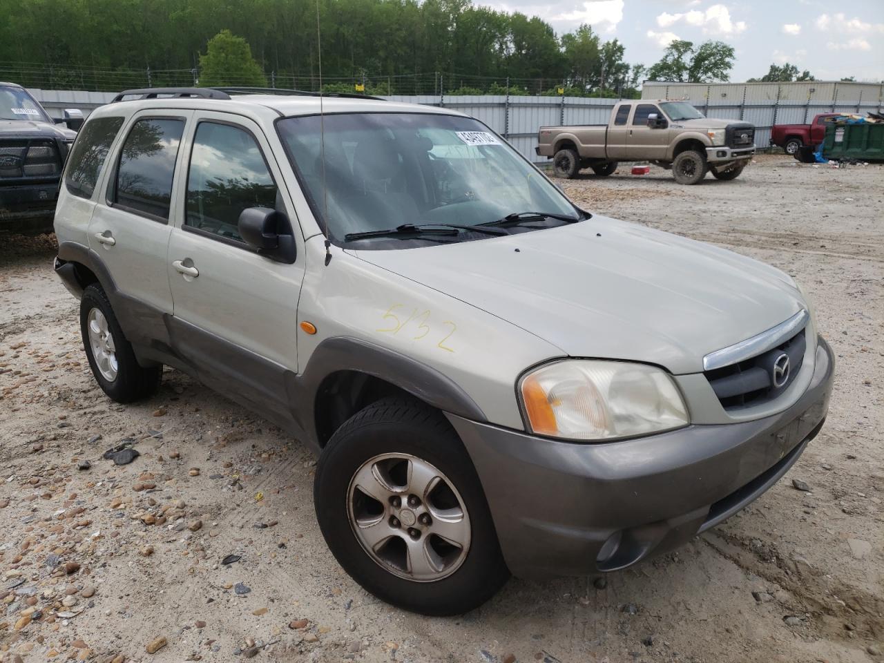 MAZDA TRIBUTE LX 2004 with VIN 4F2YZ94154KM09086 - Photo from auction