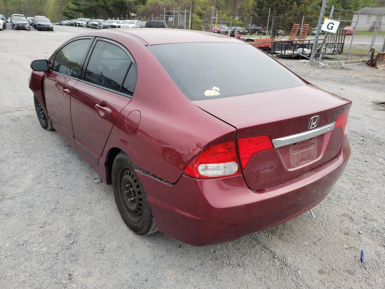 Photo 3 from auction – 2010 HONDA CIVIC LX with VIN 2HGFA1F5XAH554337