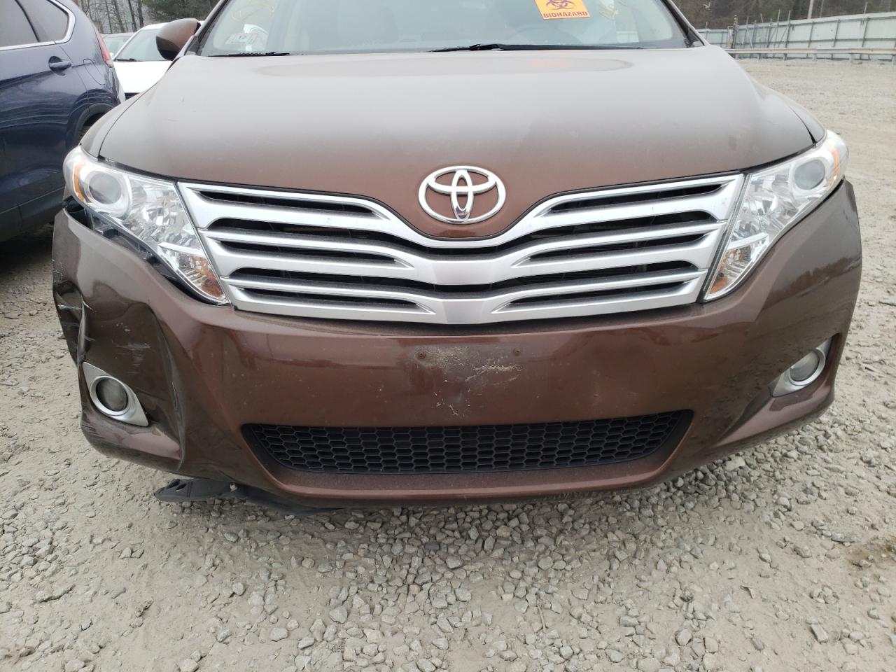 Photo 9 from auction – 2012 TOYOTA VENZA LE with VIN 4T3BA3BB1CU029643