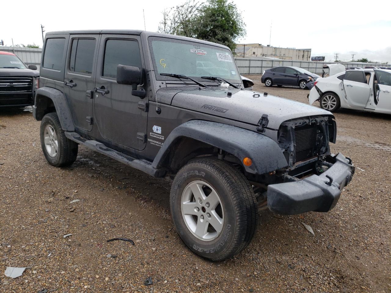 JEEP WRANGLER U 2017 with VIN 1C4HJWDG4HL589106 - Photo from auction