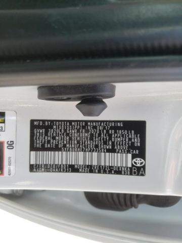 Photo 10 from auction – 2017 TOYOTA COROLLA L with VIN 5YFBURHE7HP733584