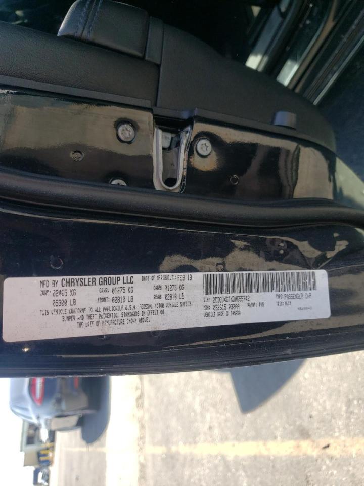 Photo 10 from auction – 2013 DODGE CHARGER R/ with VIN 2C3CDXCTXDH655742