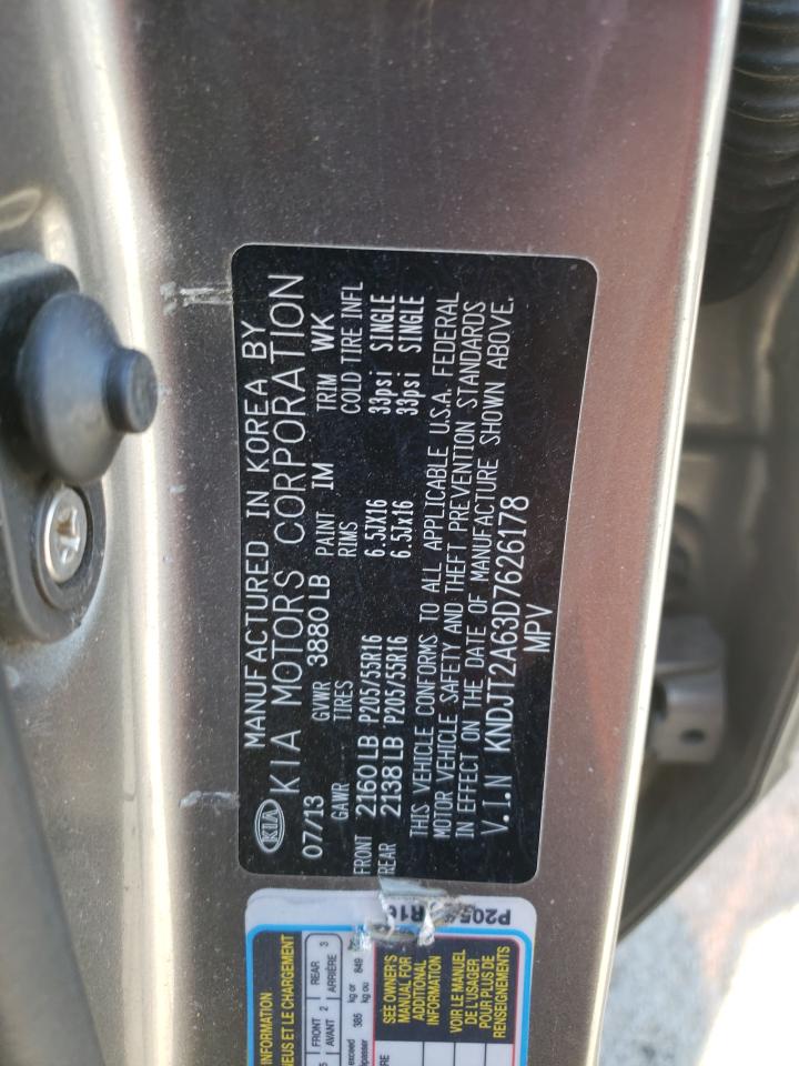 Photo 10 from auction – 2013 KIA SOUL + with VIN KNDJT2A63D7626178