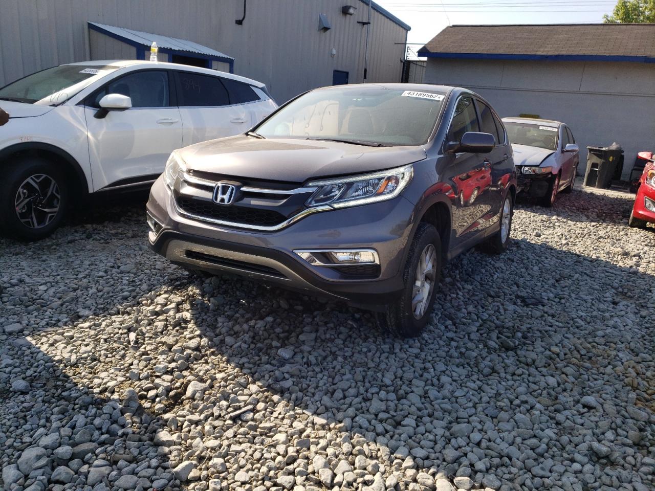 Photo 2 from auction – 2016 HONDA CR-V EX with VIN 2HKRM4H52GH657124