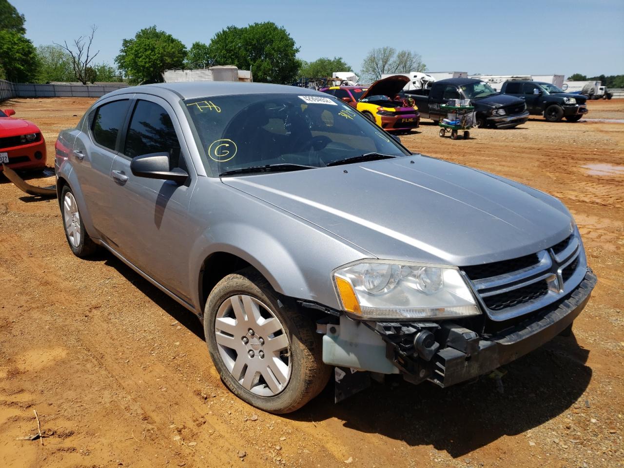 DODGE AVENGER SE 2013 with VIN 1C3CDZAB6DN613193 - Photo from auction